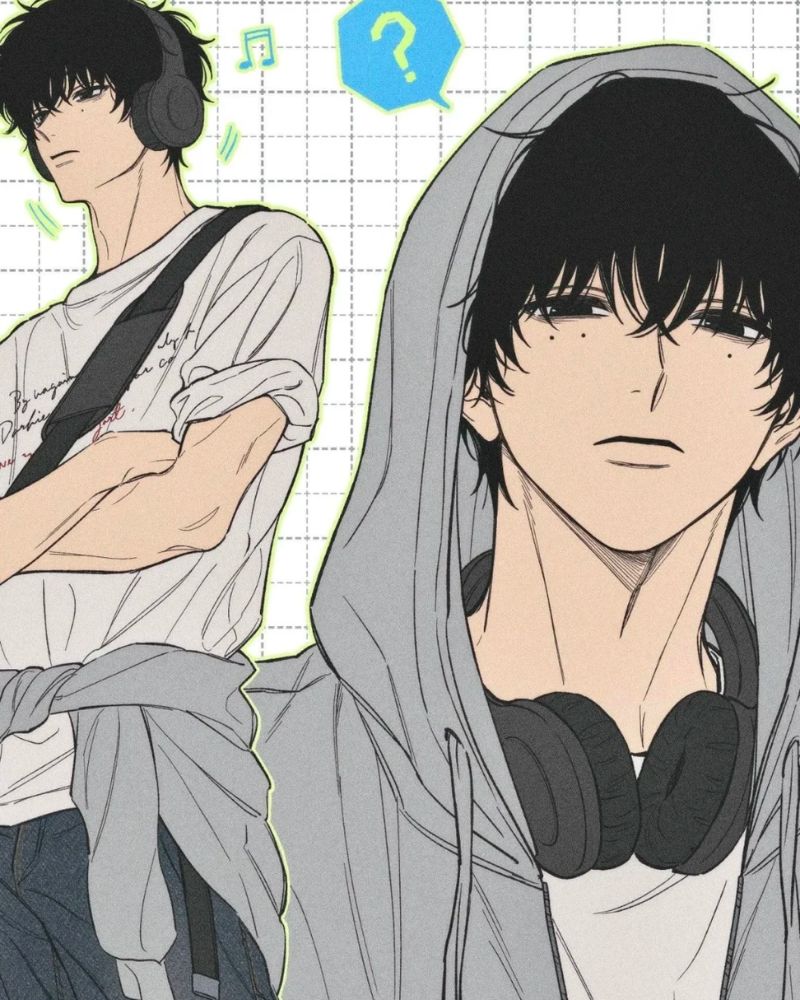 ảnh anime trai buồn