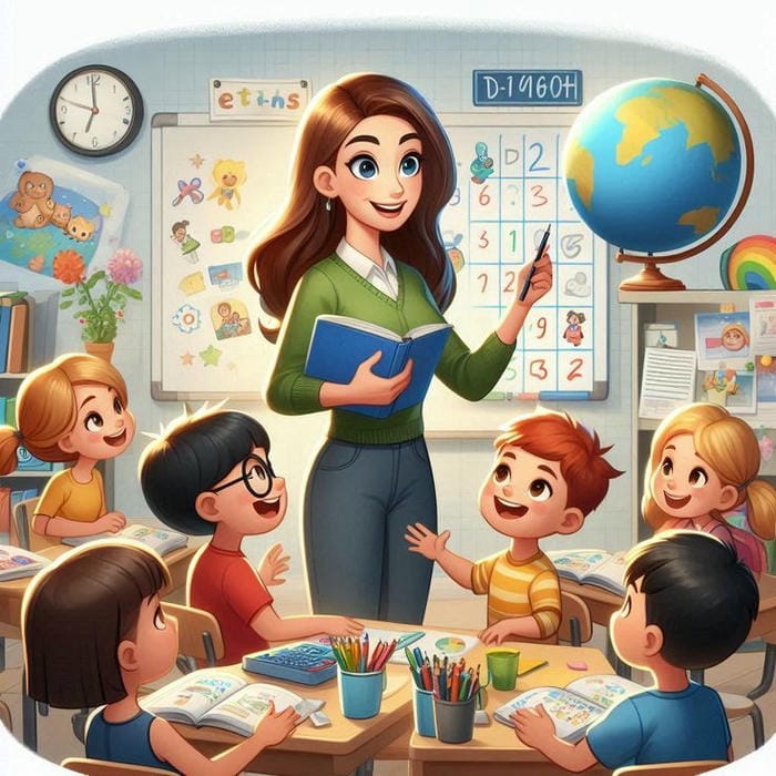 ảnh chibi cô giáo