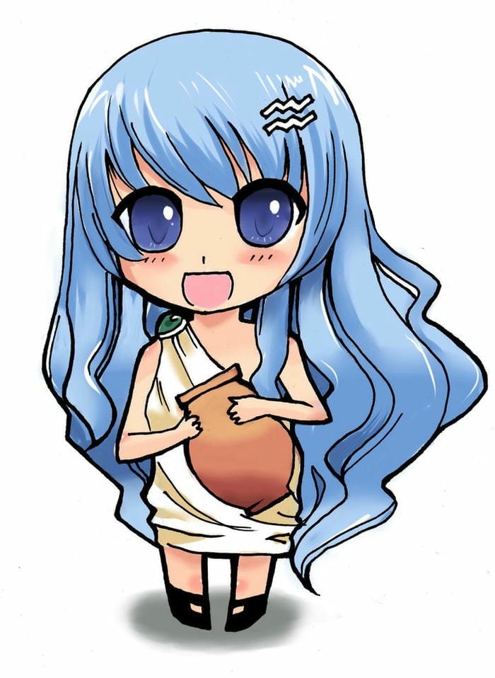 ảnh chibi cung bảo bình