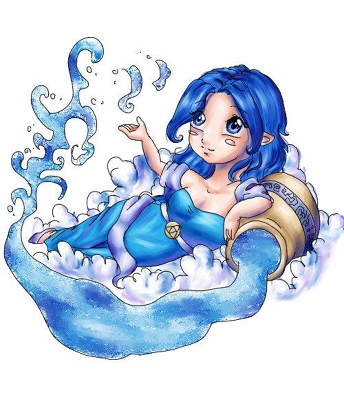 anh chibi cung bao binh