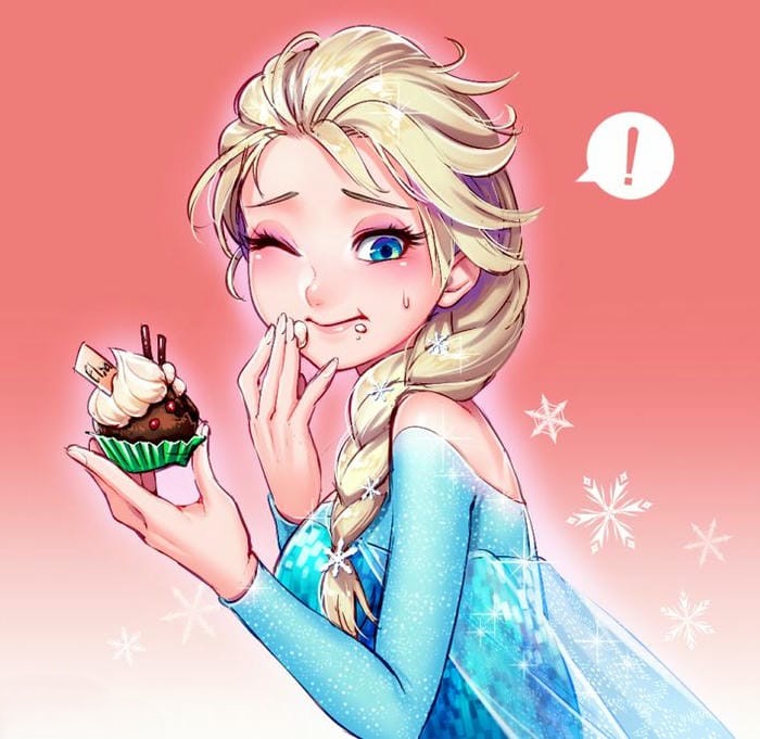 ảnh chibi elsa cực đẹp