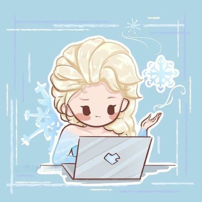 ảnh chibi elsa cute nhất
