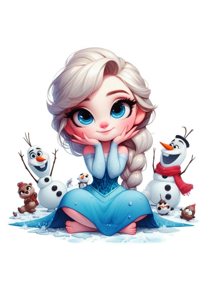 ảnh chibi elsa