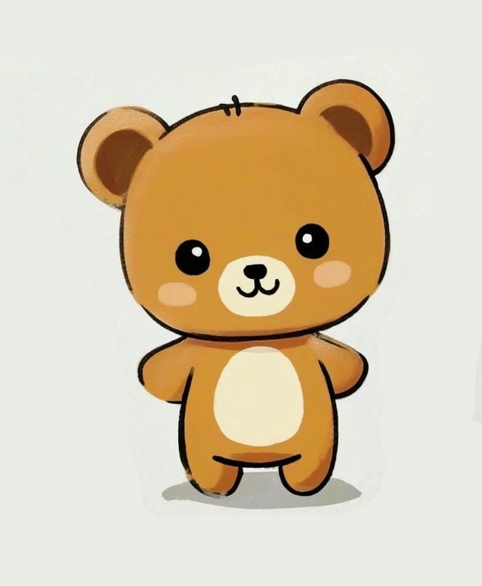 ảnh chú gấu chibi