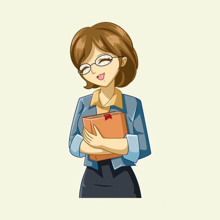 ảnh cô giáo dễ thương chibi