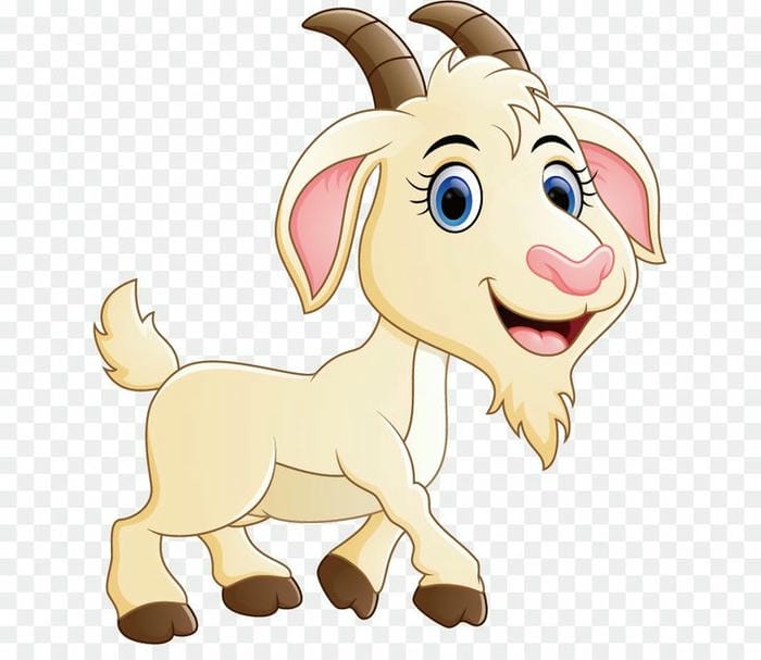 ảnh con dê chibi cute cực