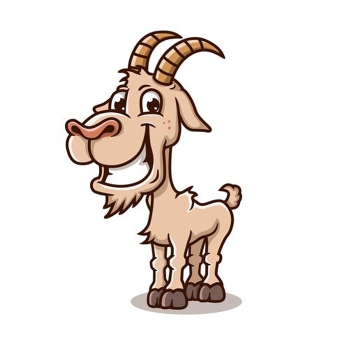 ảnh con dê chibi hài