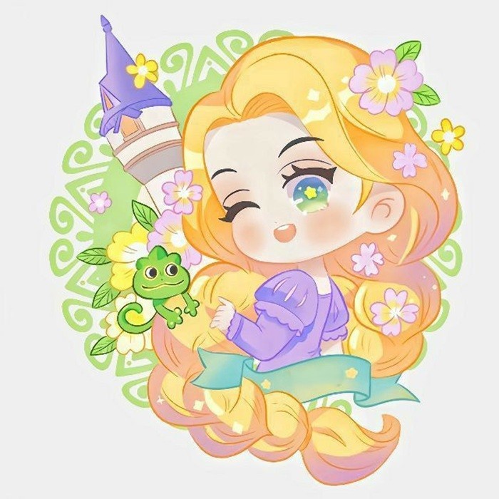 ảnh công chúa chibi