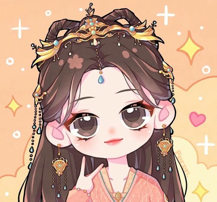 ảnh công chúa chibi xinh nhất
