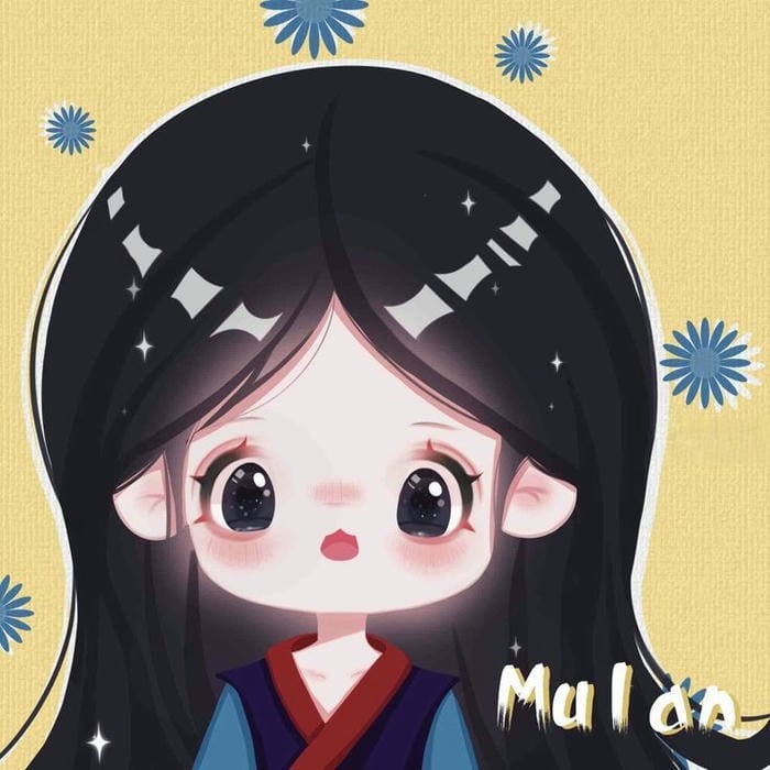 ảnh công chúa disney chibi cute