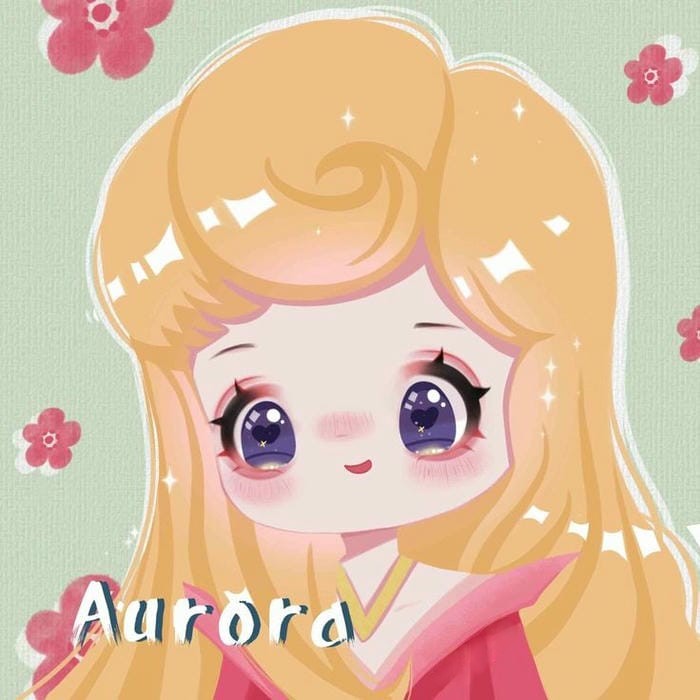 ảnh công chúa disney chibi siêu cute