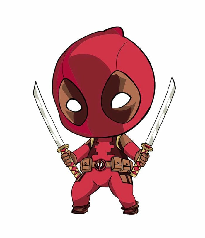 ảnh deadpool chibi