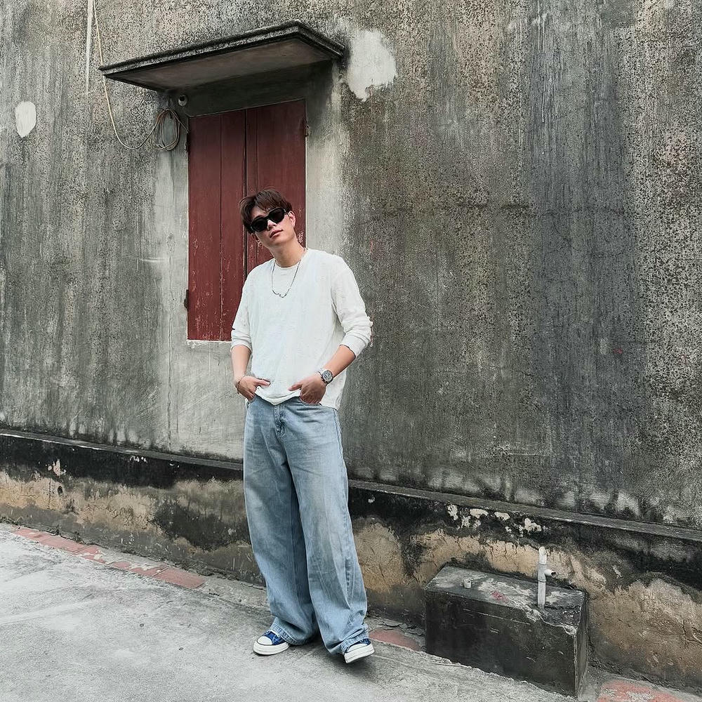 ảnh dương domic về quê