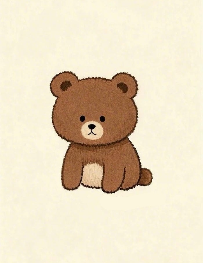 ảnh gấu cute chibi