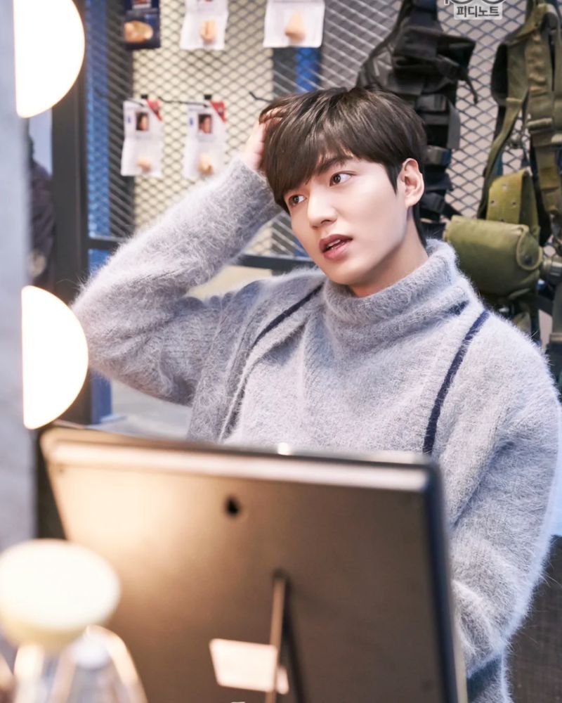 ảnh lee min ho áo len