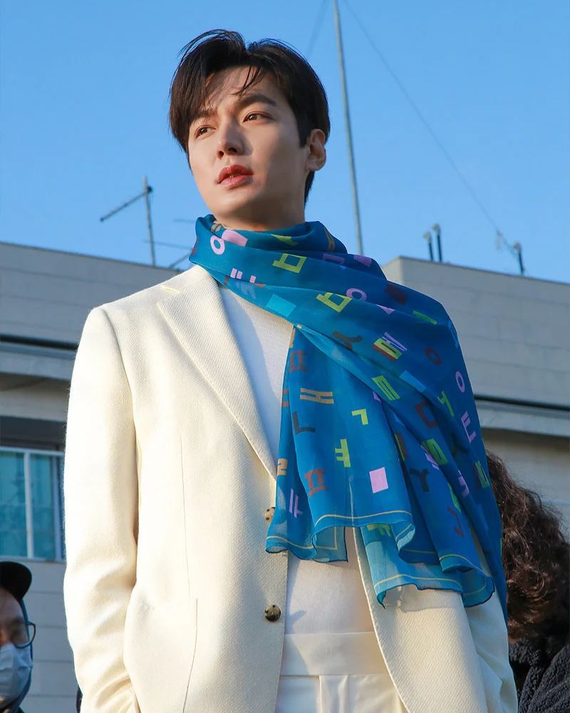 ảnh lee min ho khăn xanh