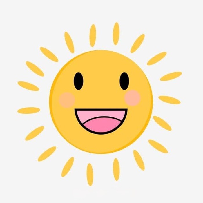 ảnh mặt trời chibi cute cực