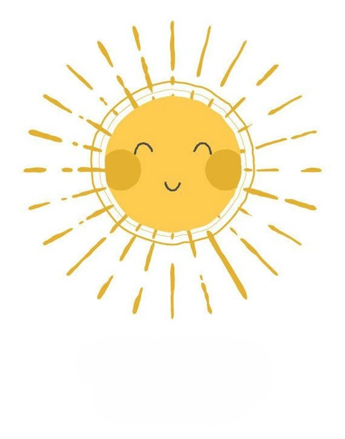 ảnh mặt trời chibi cute