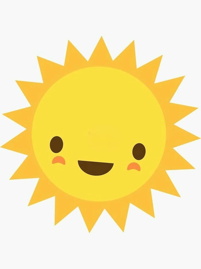 ảnh mặt trời chibi xinh