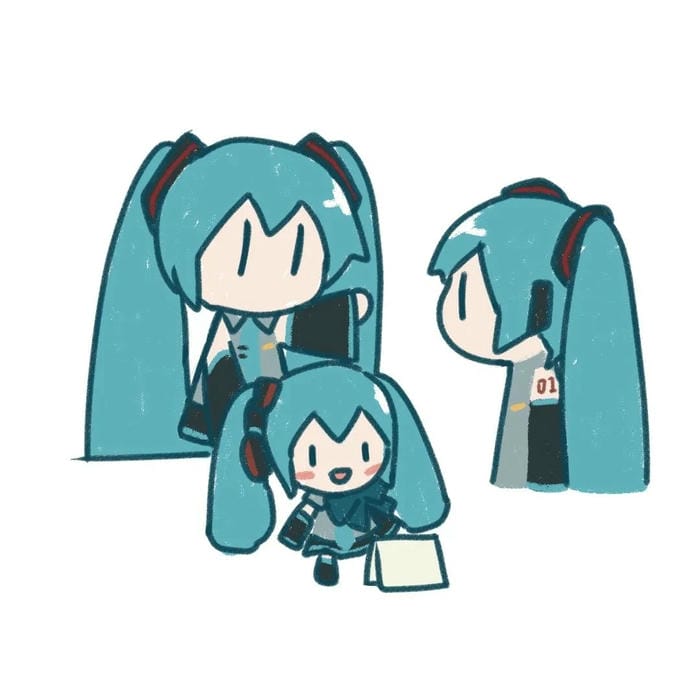 ảnh miku cute cực