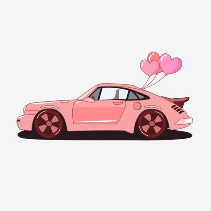 ảnh ô tô chibi đáng yêu nhất