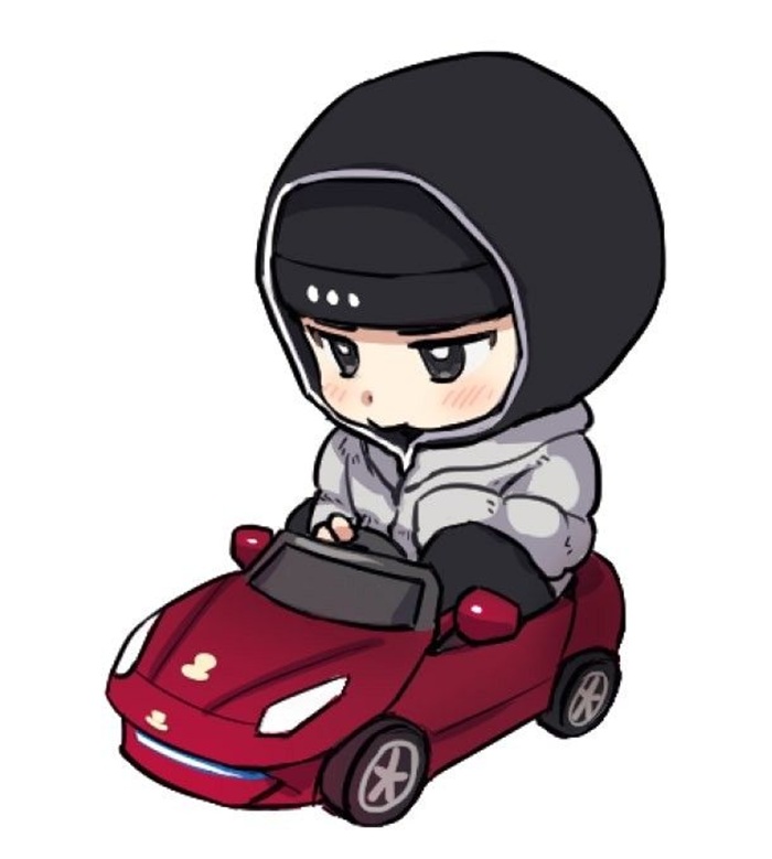 ảnh ô tô chibi đáng yêu