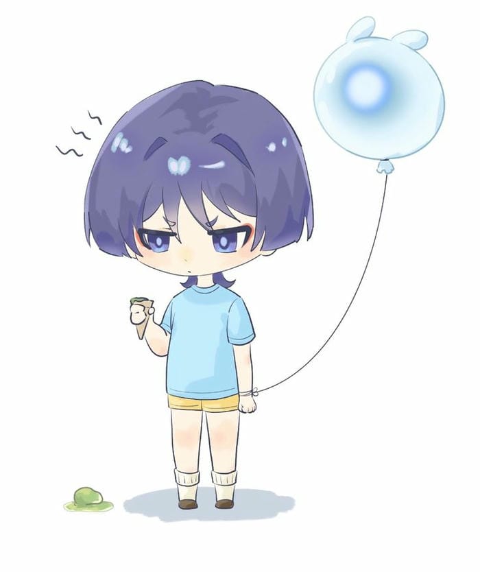 ảnh scaramouche cực đáng yêu