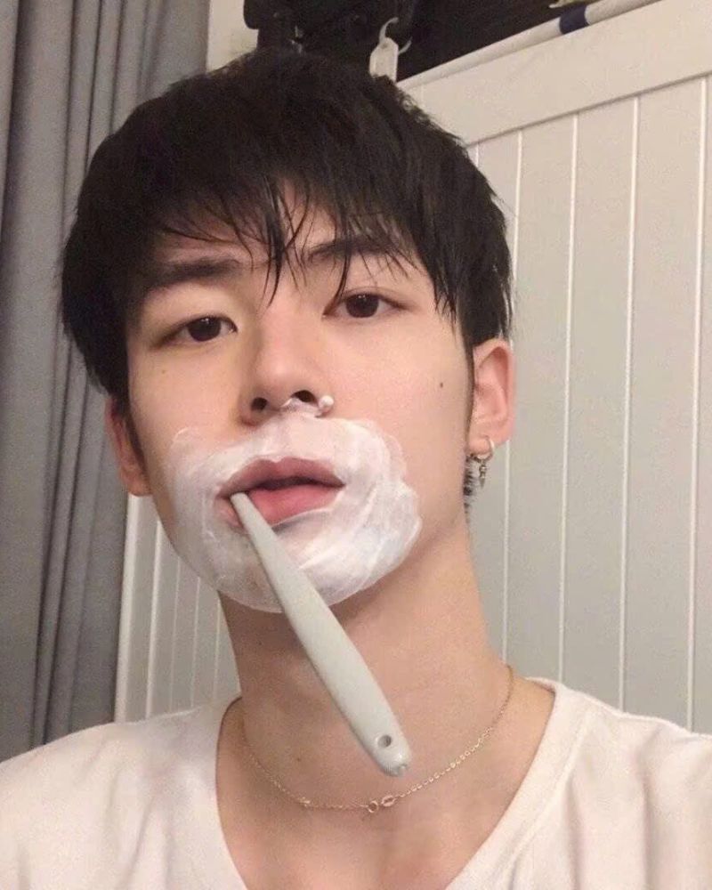 ảnh trai đẹp cute đầu nấm