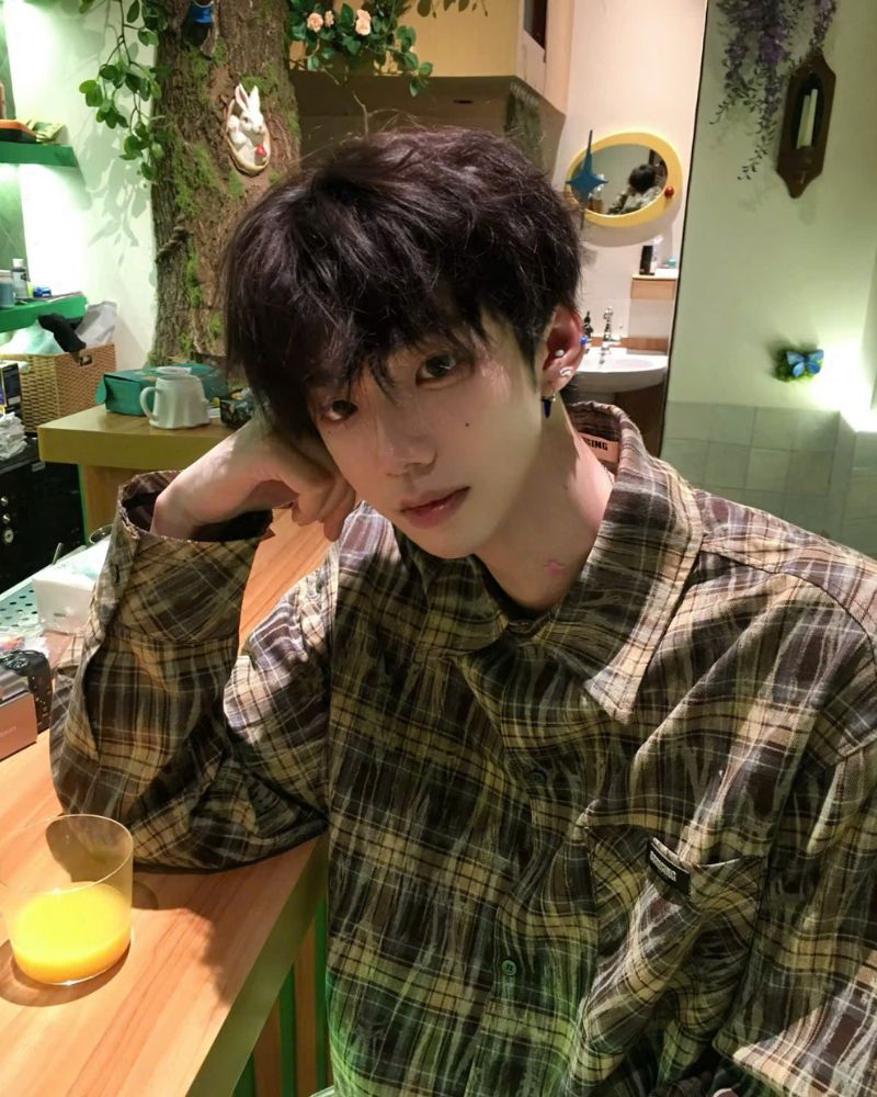 ảnh trai đẹp k6 áo kẻ