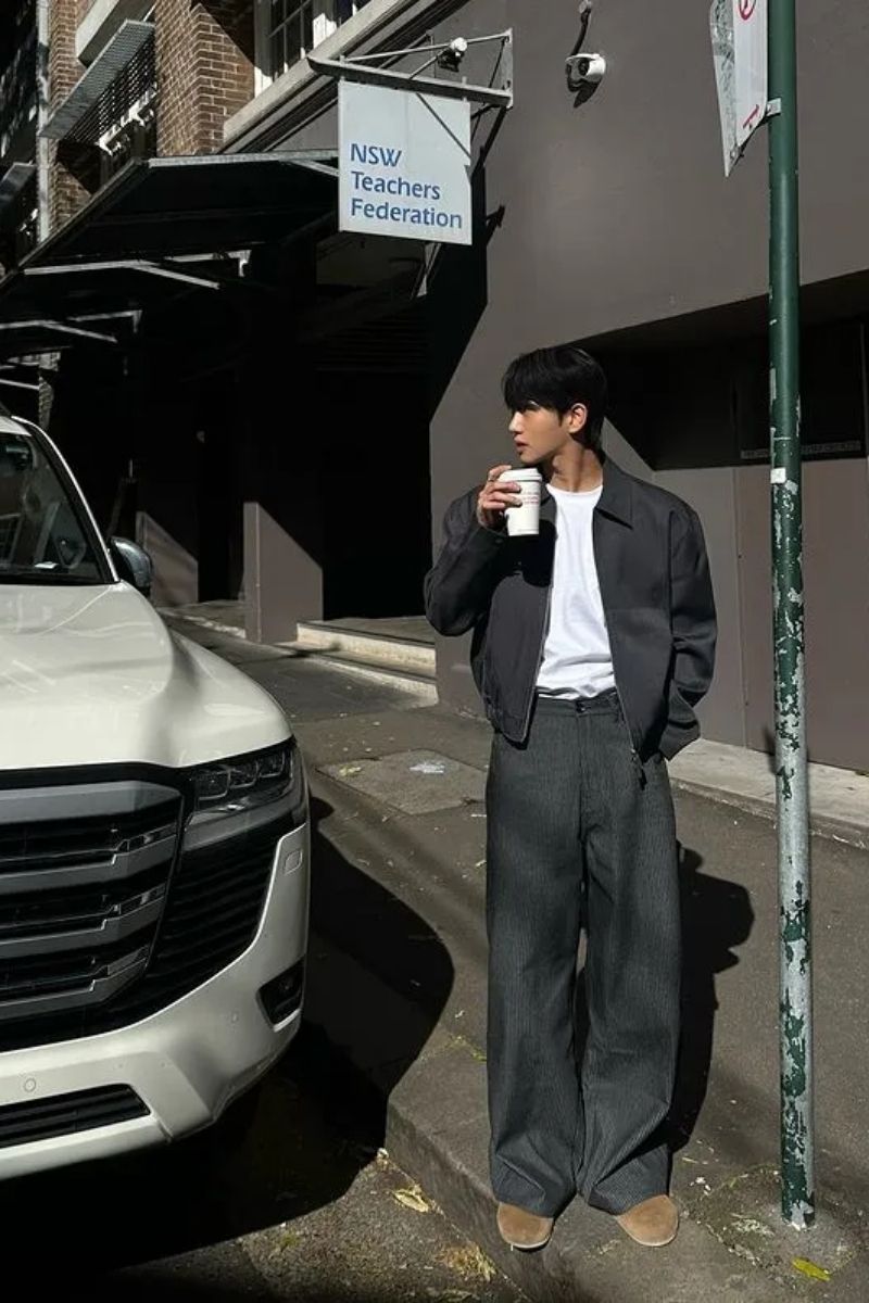 ảnh trai hàn quốc đường phố