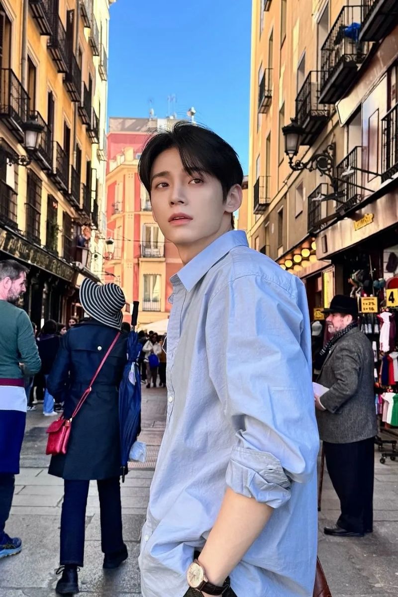 ảnh trai hàn quốc sơ mi