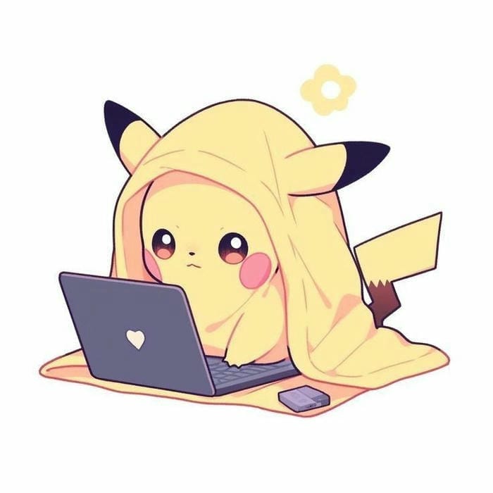 avatar pikachu chibi siêu cute