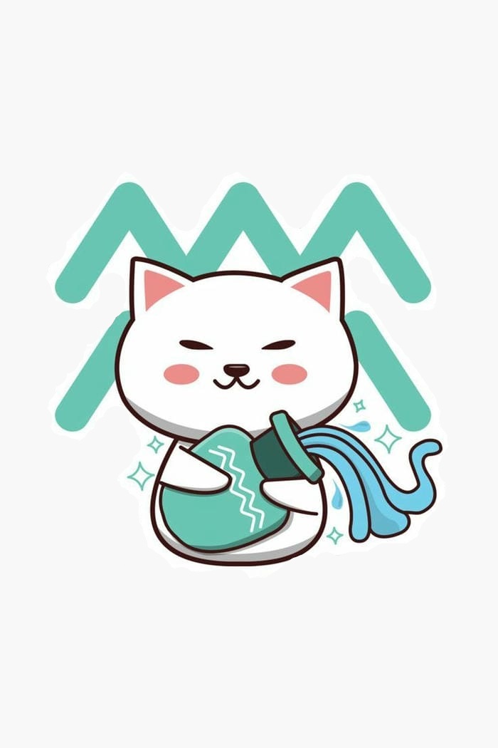 bảo bình chibi cute