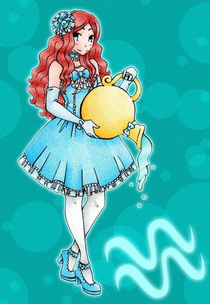 bảo bình chibi nữ xinh đẹp nhất