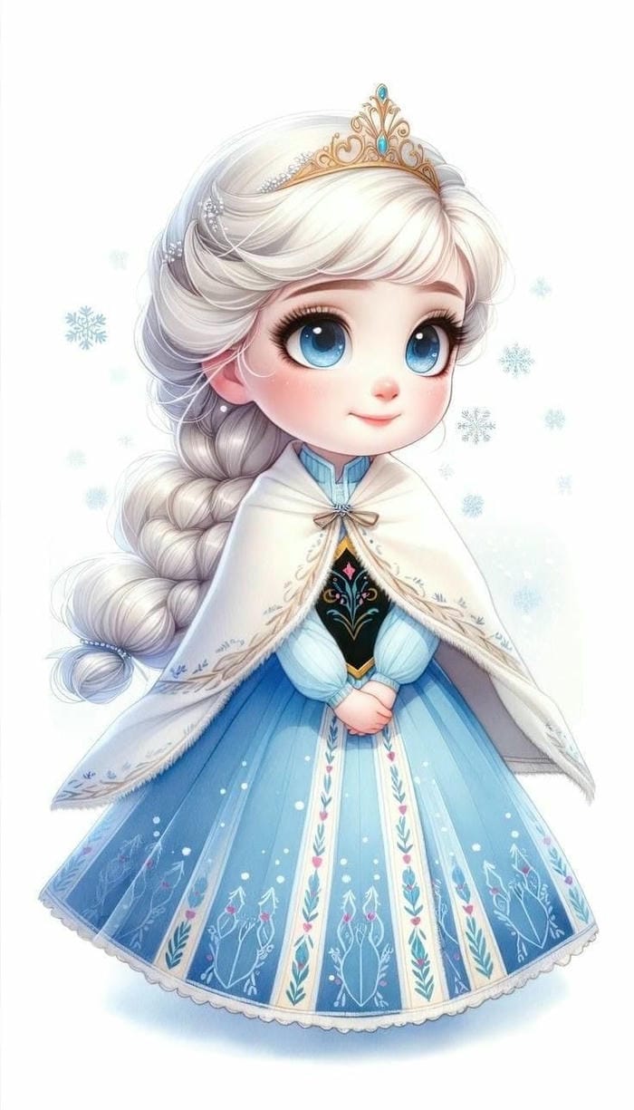 chibi elsa đẹp