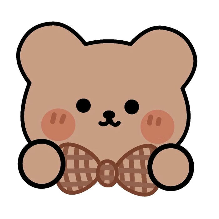 chú gấu chibi đáng yêu