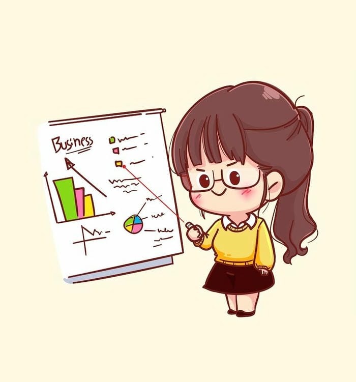 cô giáo cute chibi