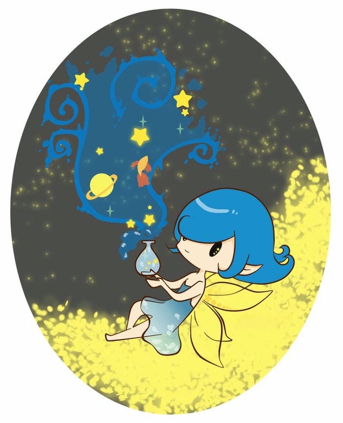 cung bảo bình chibi cực đep