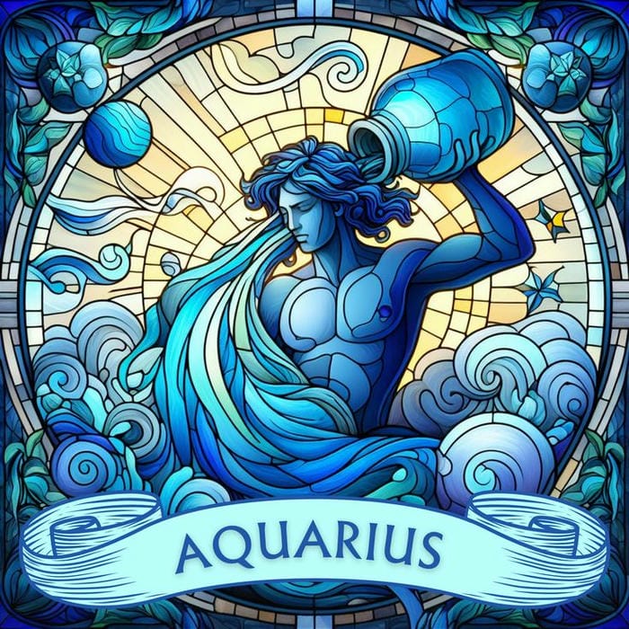 cung bảo bình chibi cực ngầu