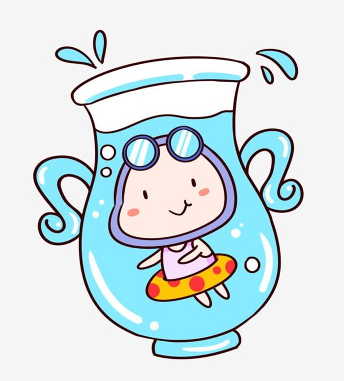 cung bảo bình chibi cute