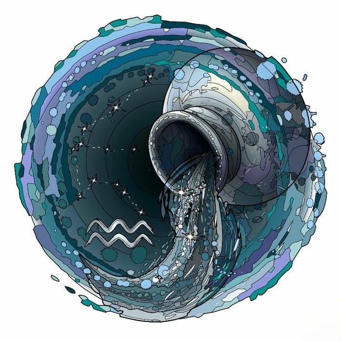 cung bảo bình chibi đẹp nhất