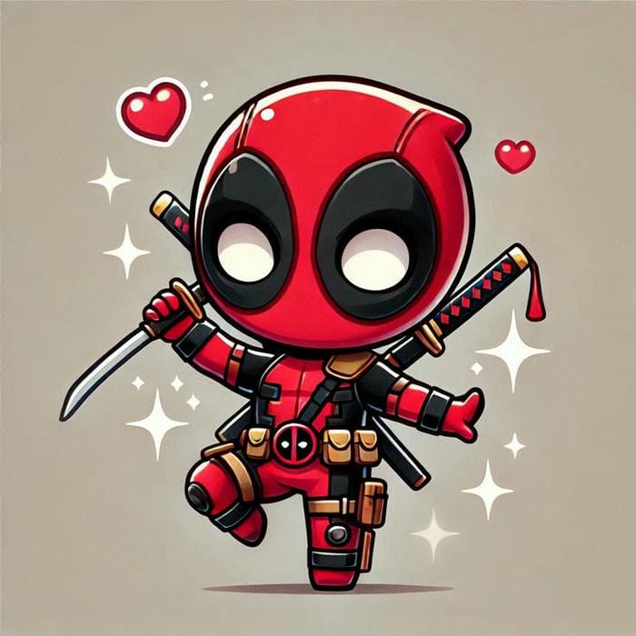 deadpool chibi anh