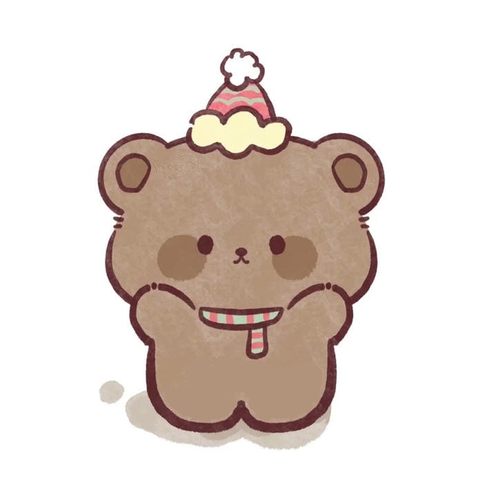 gấu siêu cute chibi