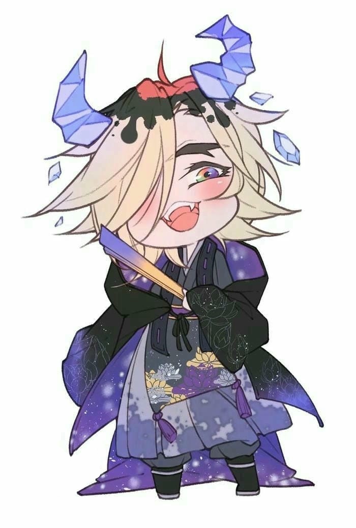 hình ảnh Douma chibi cực đẹp