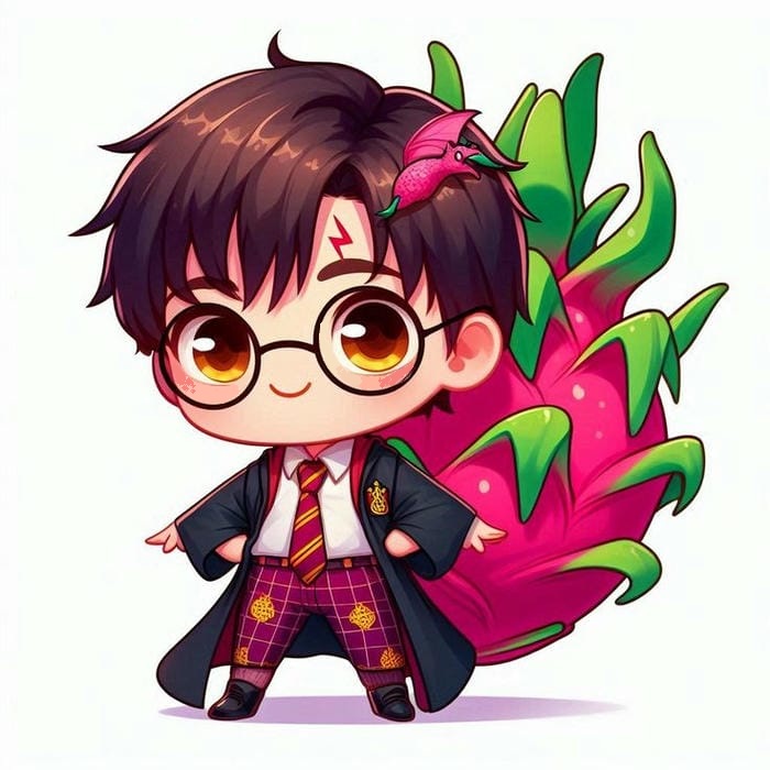 hình ảnh Harry Potter chibi đáng yêu