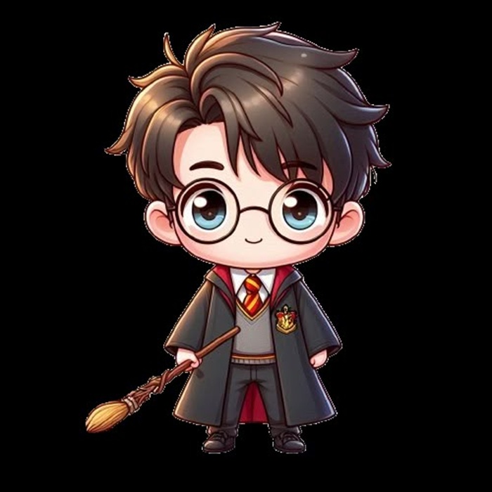 hình ảnh Harry Potter chibi dễ thương