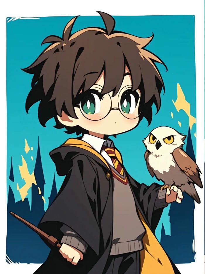 hình ảnh Harry Potter chibi đẹp