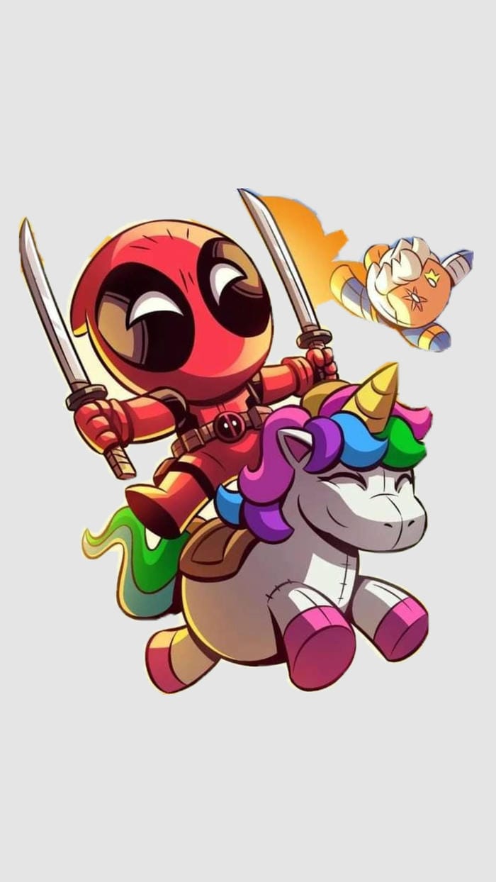 hình ảnh chibi deadpool siêu cute