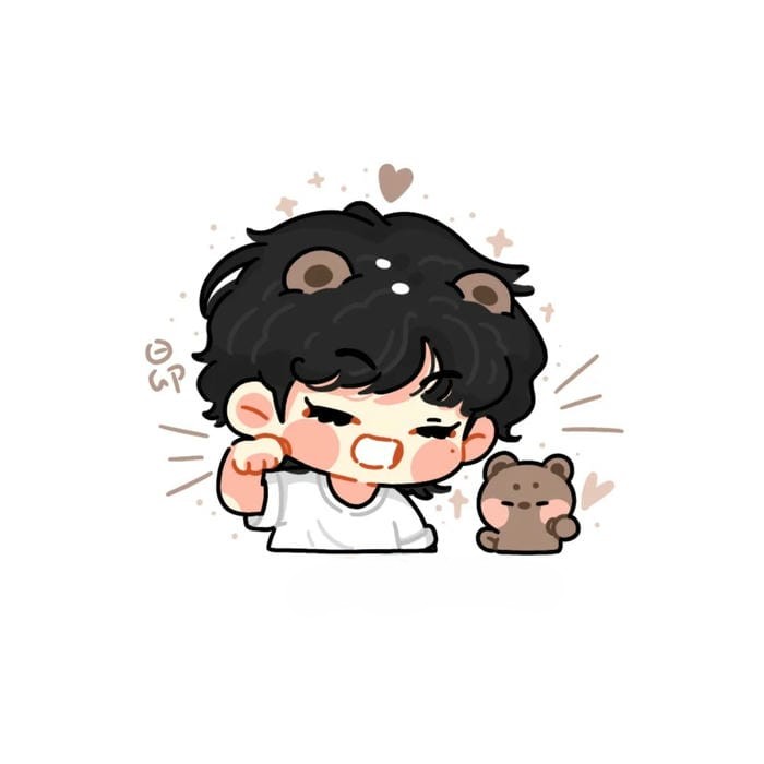 hinh anh chibi teahyung
