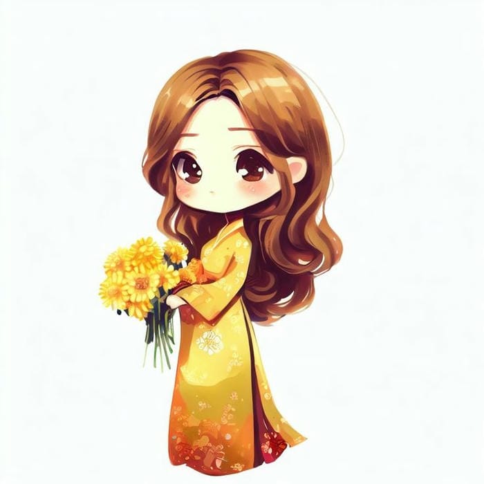 hình ảnh cô giáo chibi
